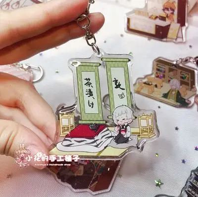 Аниме Godzilla дазай Осаму накахара чуя Ryuunosuke Косплэй акрил Рисунок подвеска сумка