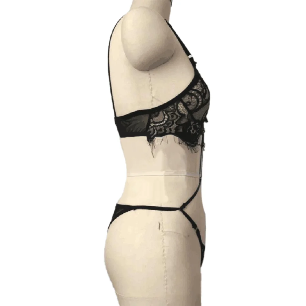 Новинка женское сексуальное нижнее белье для женщин Кружевное платье-стринги