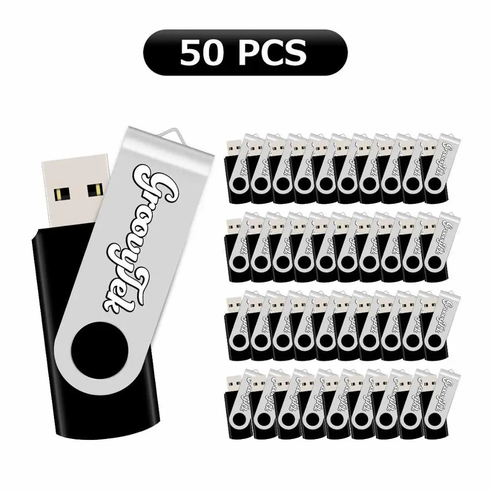 J boxing 50 шт. 128 Мб USB флэш печать гравировка Пользовательский логотип металлический