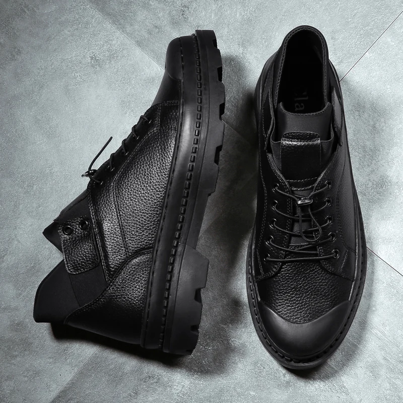 Мужская обувь Классическая Повседневная Кроссовки из натуральной кожи