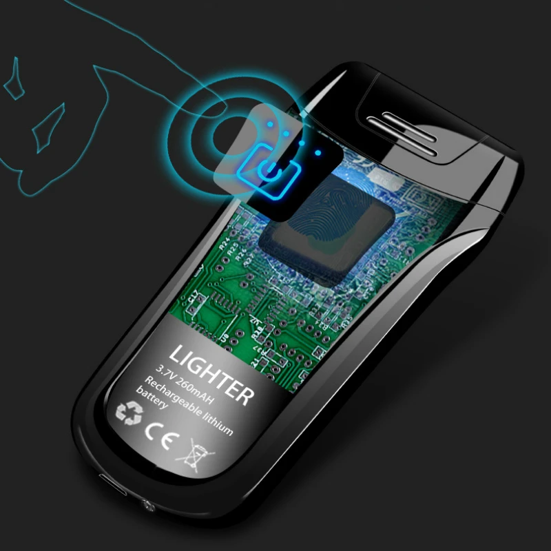 Новая Металлическая двойная дуговая зажигалка электрические USB зажигалки