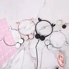 Симпатичные Мультяшные олени проводные наушники для девочек, музыкальные стереонаушники, компьютерная гарнитура для геймеров, детский подарок с микрофоном