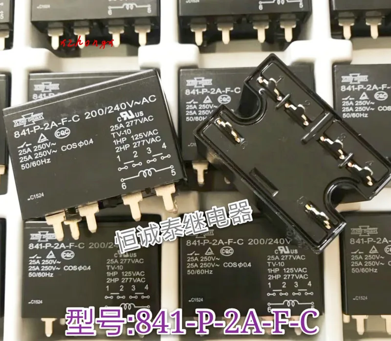 

New original high power relay 841-P-2A-F-C 200/240VAC 25A