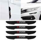 Автомобильная наклейка 4 шт., защитная полоса на края боковой двери для Hyundai Santa Sonata Solaris Azera Creta I20 30 Ix25 IX35