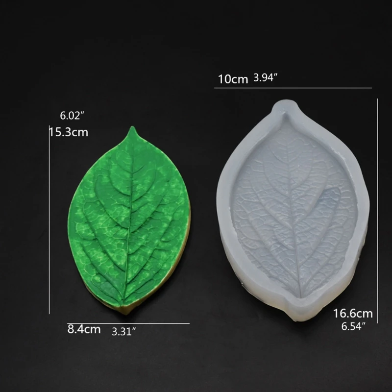 

Simulation Large Leaf 3D Candle Soap Mould DIY Candle Epoxy Mold Handmade Candles Aroma Wax Soap Molds for Decoration
