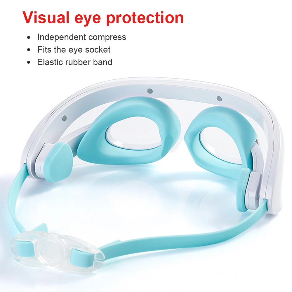 

3 Colors Heating Eye Massager Red Light Therapy Eye Shield Stress Relief Wrinkles Reduce Skin Firming Health Eye Care Sleep Tool