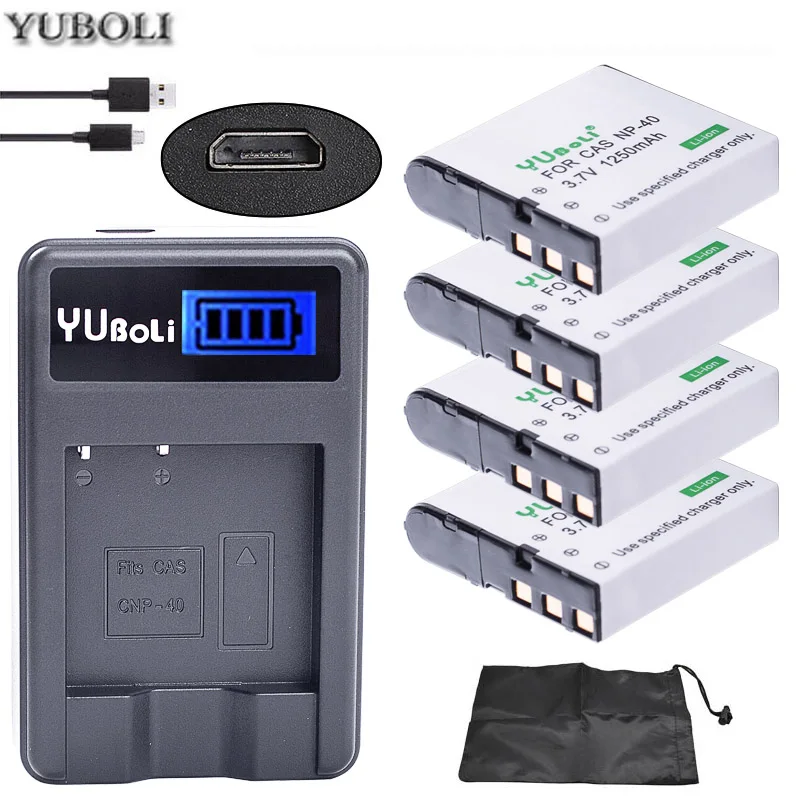 Батарея NP-40 NP 40 NP40 Аккумулятор для камеры+ ЖК-Зарядное устройство USB для Casio EX-Z30/Z40/Z50/Z55/Z57/Z750 EX-P505/P600/P700 PM200
