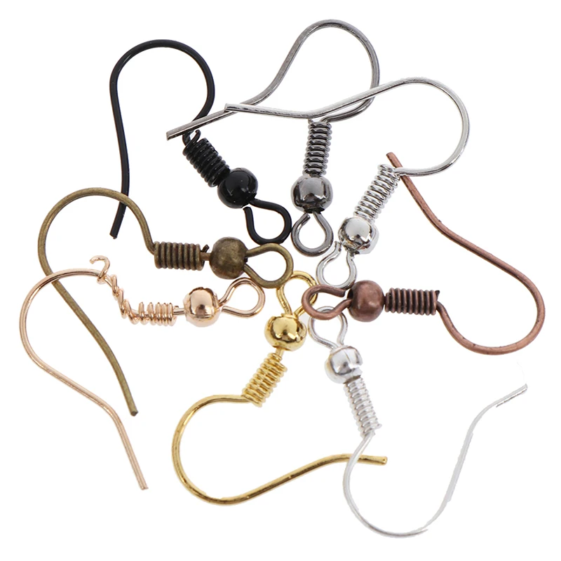 Горячие 100 шт./лот DIY серьги фурнитура застежки крючки сделай сам ювелирные