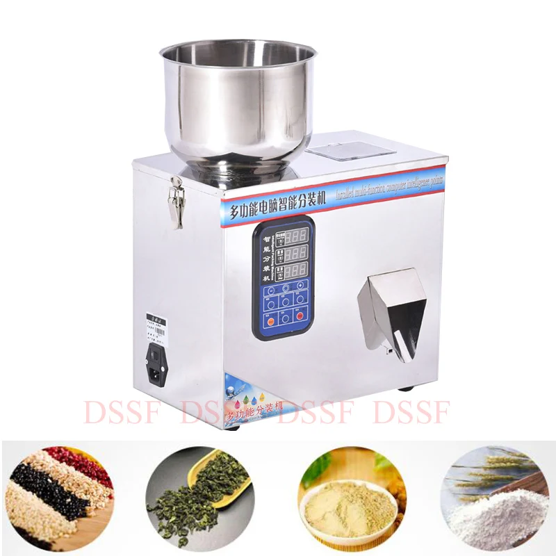 

1-100g Small Desktop Grain Weighing Granule Tea Filling and Packaging Machine