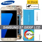 100% Оригинальный 5,1 ''Super AMOLED ЖК-дисплей сенсорный экран дигитайзер для Samsung Galaxy S7 Flat G930 G930F запасные части