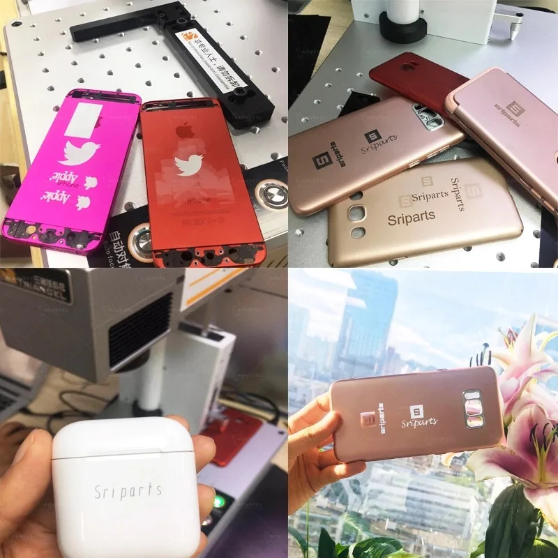 Novecel волоконная лазерная маркировочная машина для iPhone samsung huawei и т. д. Лазерная разделительная машина заднего стекла/экрана отдельная рамка