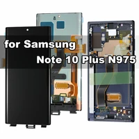 original amoled for samsung galaxy note 10 plus n975f lcd display with touch digitizer and frame assembly replacement 100tested