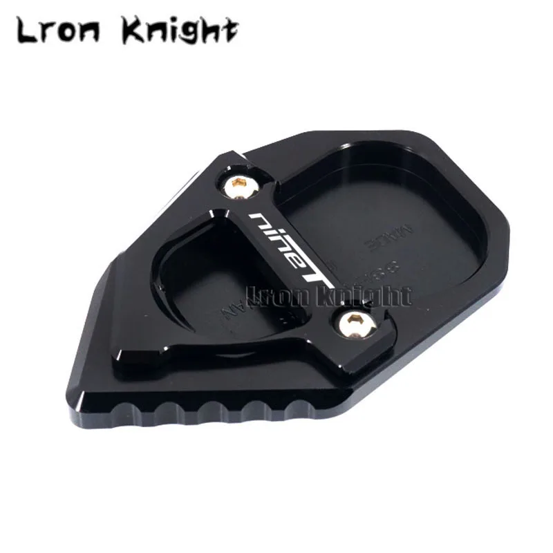 Для BMW RNINET R NINET Rnine T R nine T 2017-2025 Мотоциклетная подставка с ЧПУ для ног, боковая подставка, удлинитель, опорная пластина с логотипом