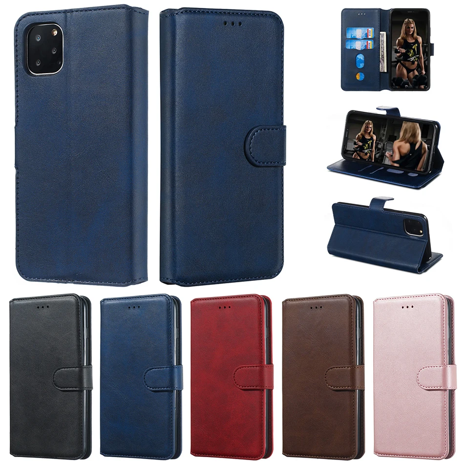 Retro Leather Wallet Case For Huawei P Smart Nova 5T 3e 4E Y5 2019 Honor 20s 20 9X Lite Phone Cover With Magnet Card Holder | Мобильные