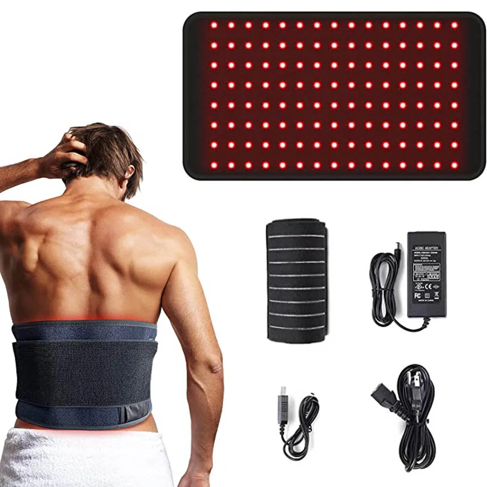 New LED Red Light and Near Infrared Light Therapy Devices 660nm 850nm Large Pads Wearable Wrap for Pain Relief