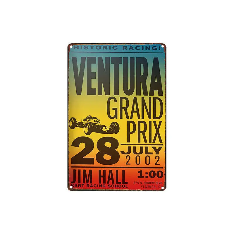 

Metal Tin Sign ventura grand prix Decor Bar Pub Home Vintage Retro