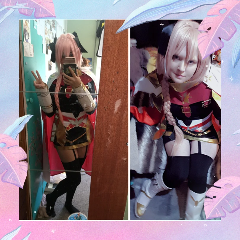 Fate/Apocrypha Astolpho Astolfo Косплей Костюм Хэллоуин Карнавальный костюм рождественские Вечерние