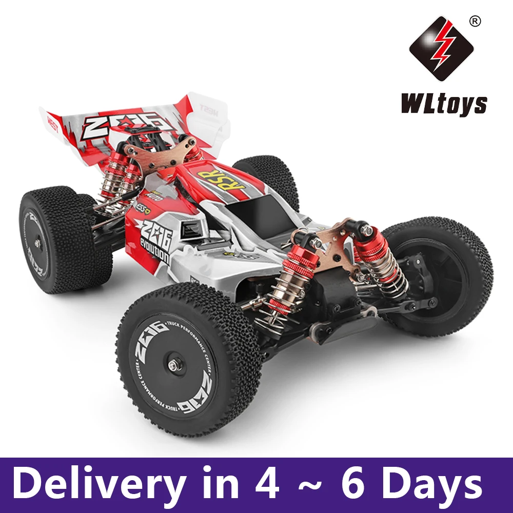 Wltoys XKS 144001 1/14 Радиоуправляемый автомобиль 60 км/ч высокоскоростной гоночный 2 4 ГГц