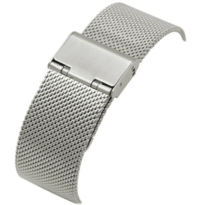 Ремешок для часов Миланская петля универсальный быстросъемный стальной