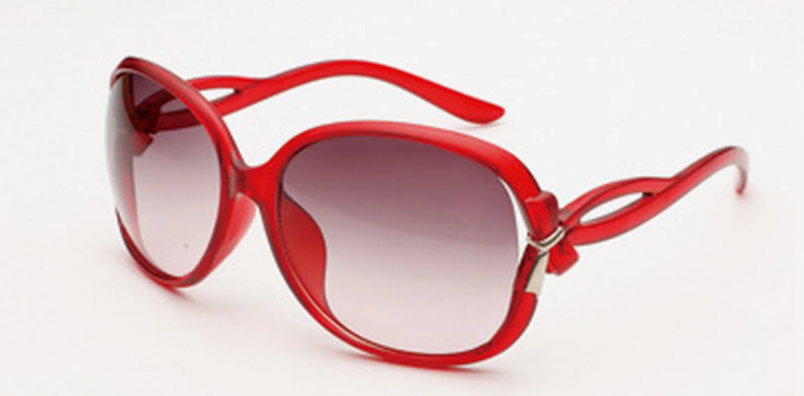 

2021 New Sunglasses Fashion Big Frame Bow Gradient Toad Mirror Men's and Women's Same Styles Are Popular All Over The World