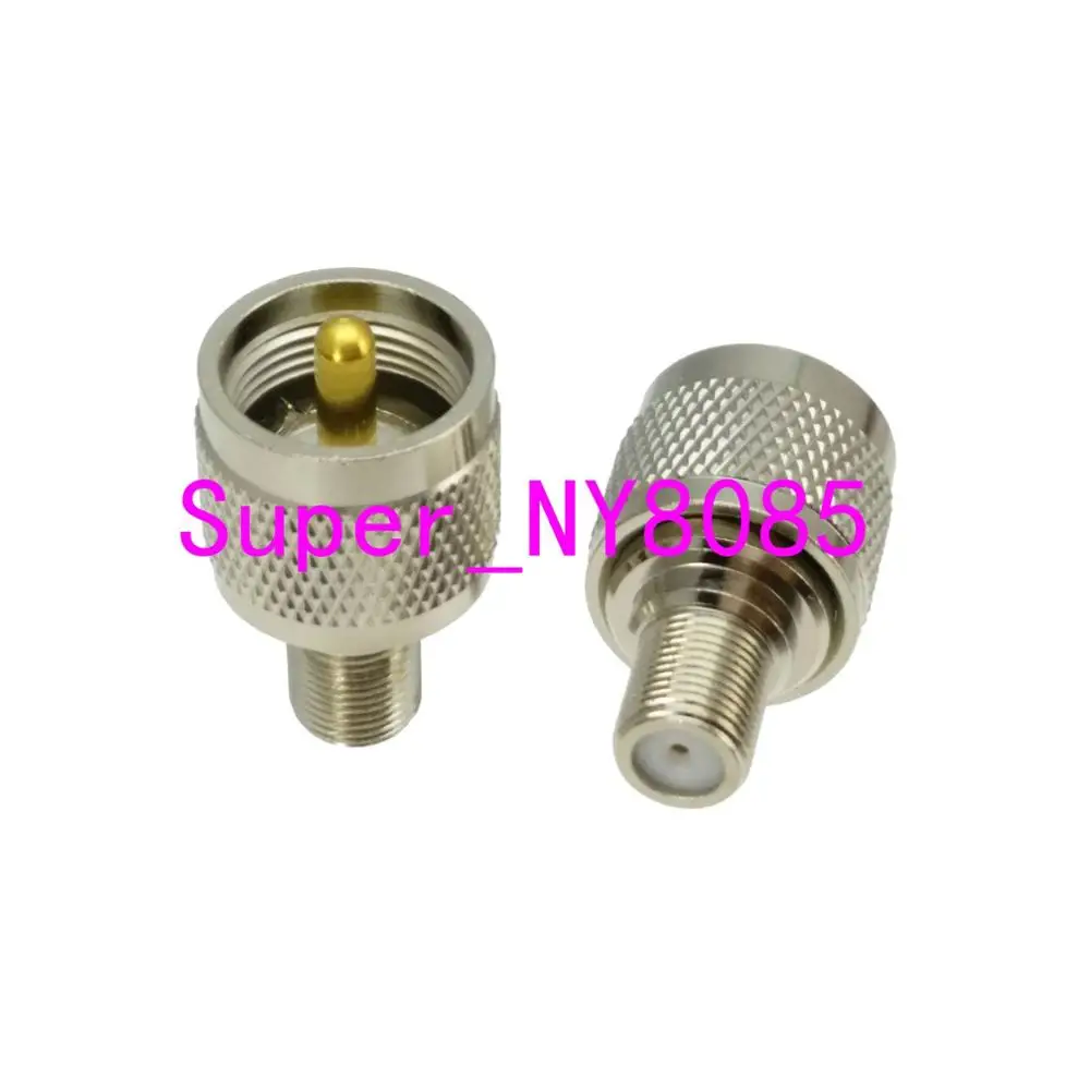 

Переходник UHF PL259 штекер к F ТВ гнезду Разъем RF прямой M/F