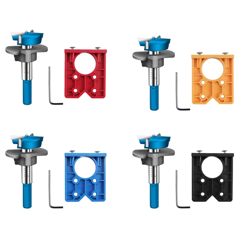 

J2FA 35mm Hinge Drilling Jig Hole Guide WoodworkingDoor Cabinet Woodworking Saw Excellent DIY Tools for Carpentry