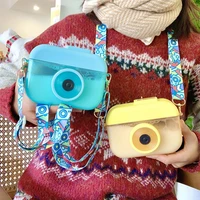80 hot sales large capacity water cup camera shape food grade pc creative water bottle for girls
