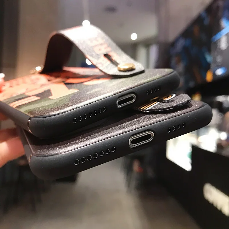 Gorgeous Wrist Strap Phone Case For Samsung S8 S9 S10 plus note 8 9 10 A20 A30 A40 A50 A60 A70 M20 Cover Coque capa | Мобильные
