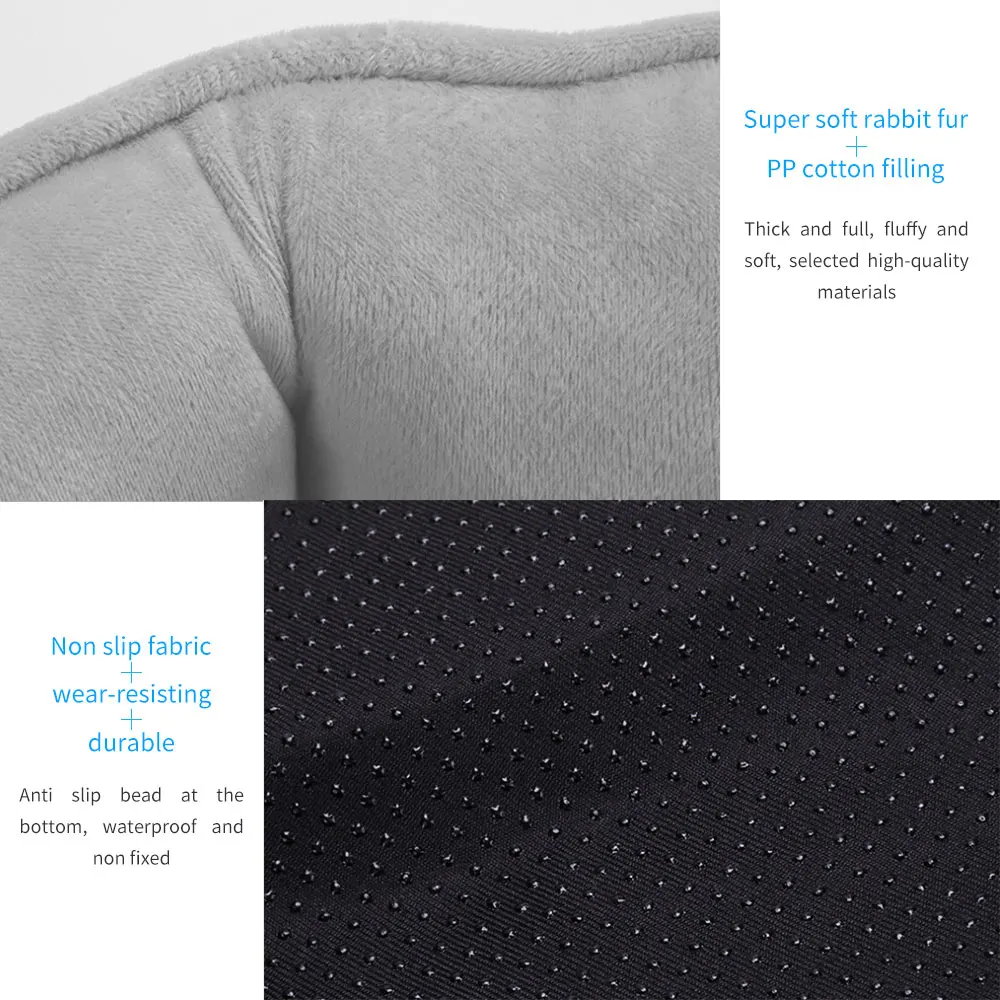 

Warm Fleece Dog Bed Removable Dual-Use Mat Soft Pet Sleeper Sofa Lounger Plush Cushion Winter Kennel Puppy Mat Ped Pads Portable