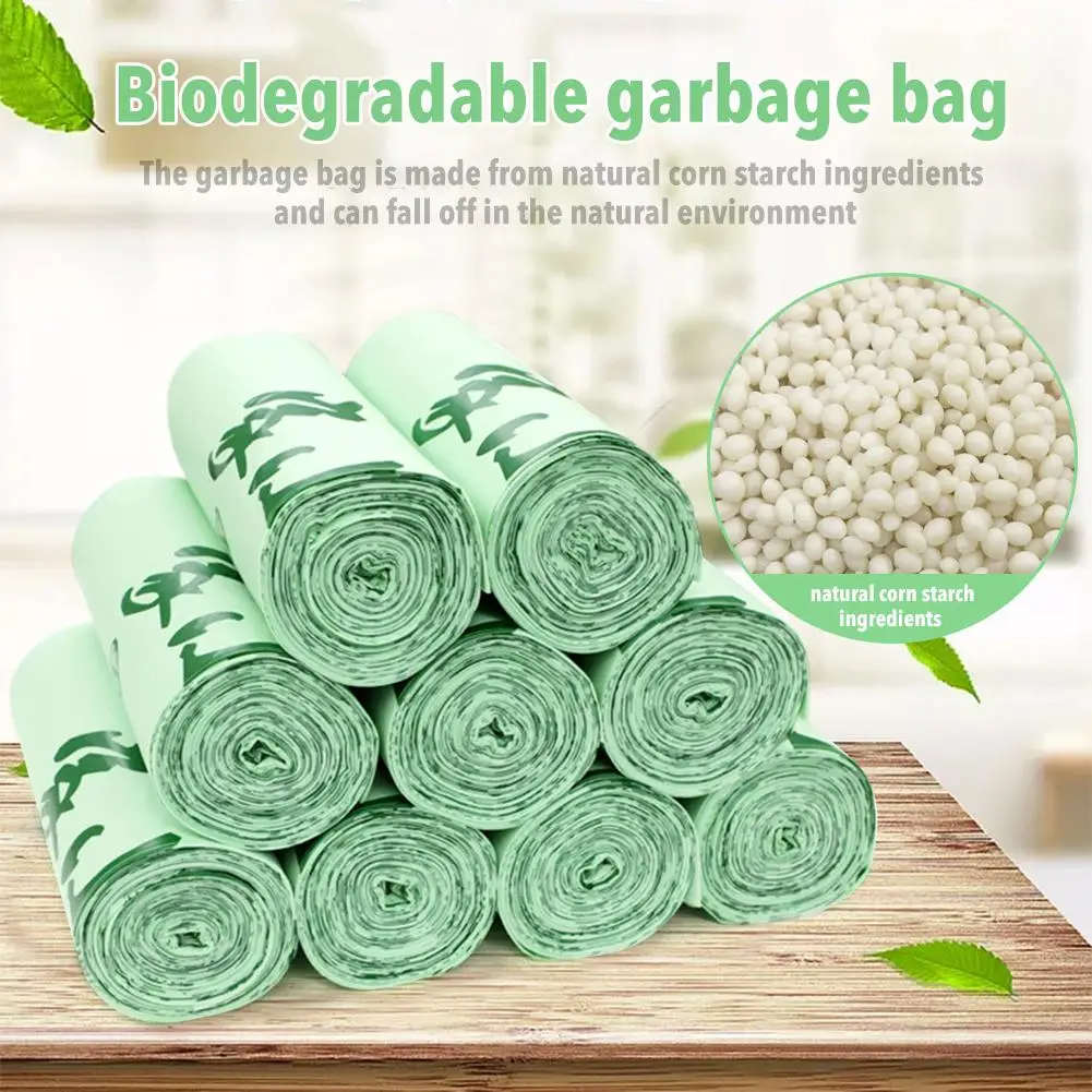

ECO WAVE 100% BIODEGRADABLE AND COMPOSTABLE TRASH BAGS, 0.39 Mil, 100 BAGS