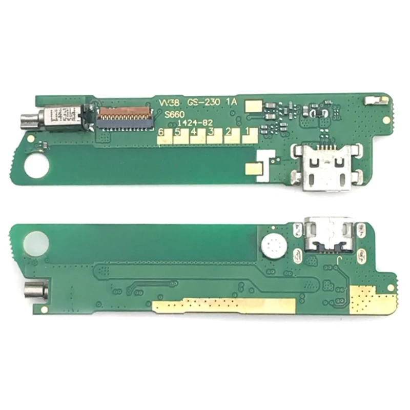 10 шт./лот для Lenovo S660 USB порт зарядки док разъем гибкий кабель с вирбригатором