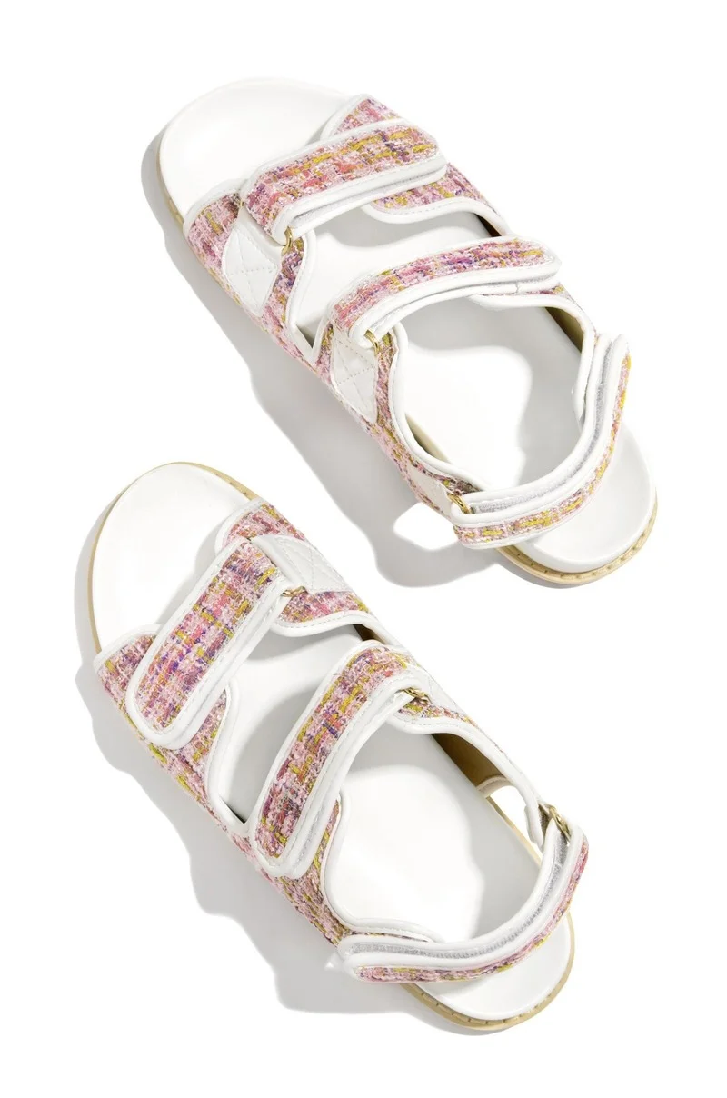 

2021 Brand Designer Woman Sandalie Gladiator Velcro Sandals Women High Quality Ladies Shoes Summer Platform Sandalias De Muje