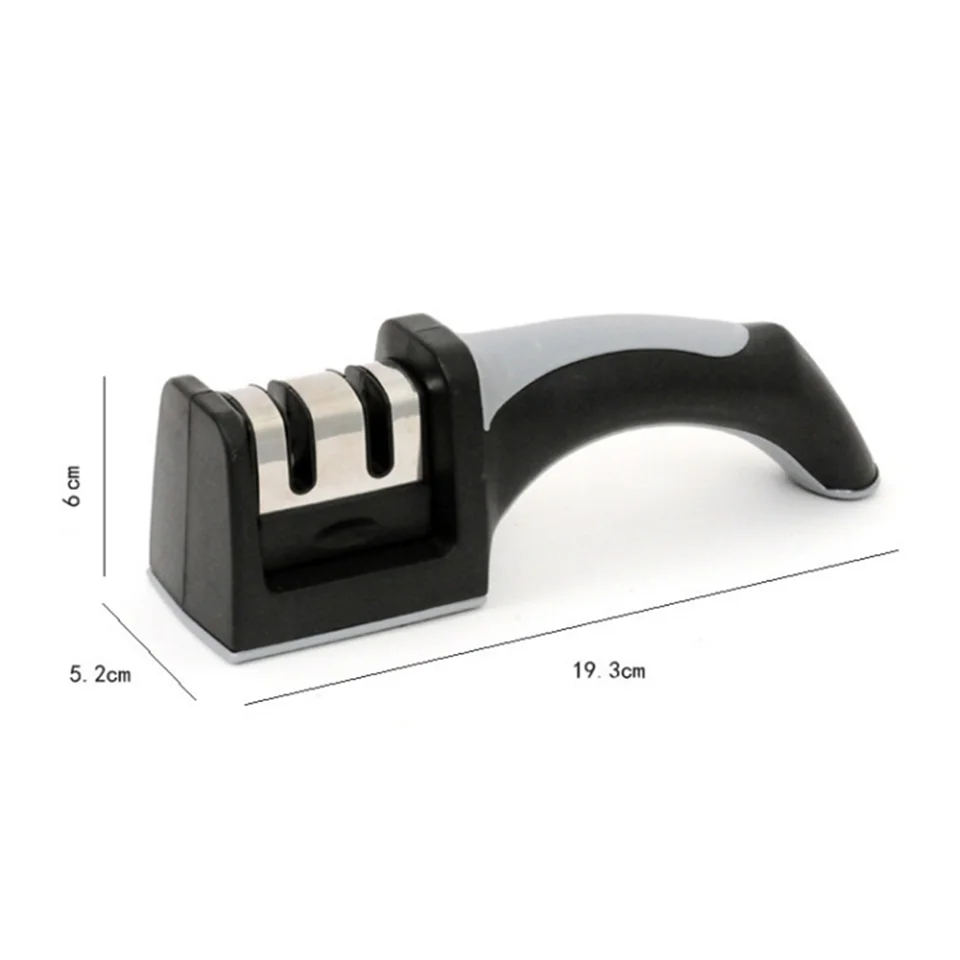 2 Stages Professional Kitchen Knife Sharpener Sharpening Stone Grinder Knives Whetstone Tungsten Diamond Ceramic Tool | Дом и сад