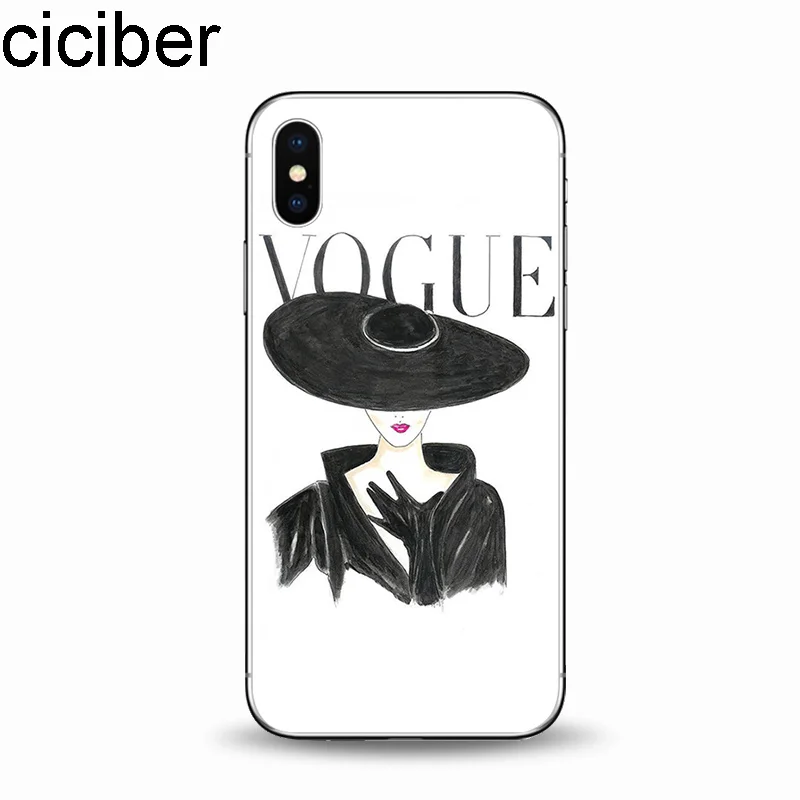 Модный женский модный Мягкий силиконовый чехол ciciber из ТПУ для IPhone 11 Pro Max 7 6 6S 8 Plus SE