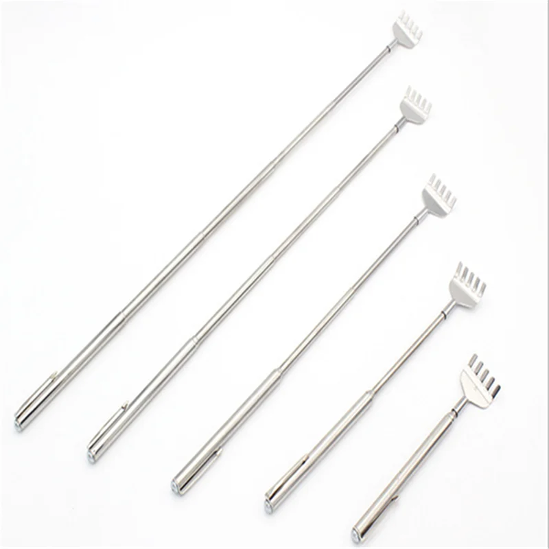 Телескопический Портативный Массажный зажим из нержавеющей стали 1 шт. выдвижной