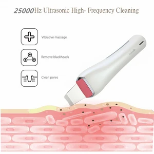 Ультразвуковой скребок для кожи, аппарат для глубокого очищения пор и пилинга на аппарат для чистки лица градусов, лопатка, для подтяжки пор