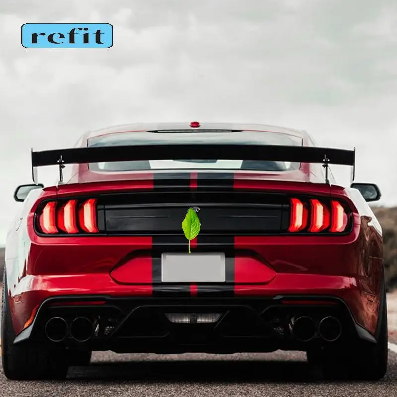 

Поднятый спойлер из углеродного волокна с большим хвостовым крылом для 15-20 Ford Mustang shelby GT500, запасные аксессуары для модификации