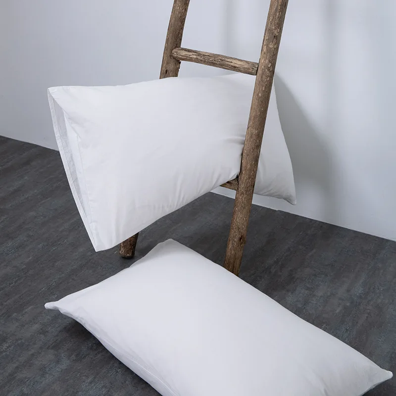 2 шт./компл. сплошной цвет подушка из хлопка с эффектом памяти Крышка для кровать