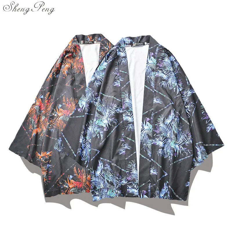 Кимоно Yukata haori мужское кимоно кардиган костюм самурая одежда пиджак рубашка yukata