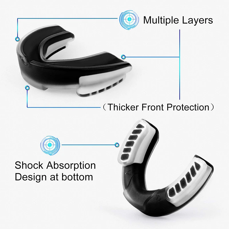 Боксерское оборудование для рта мягкая защита зубов EVA защитные аксессуары