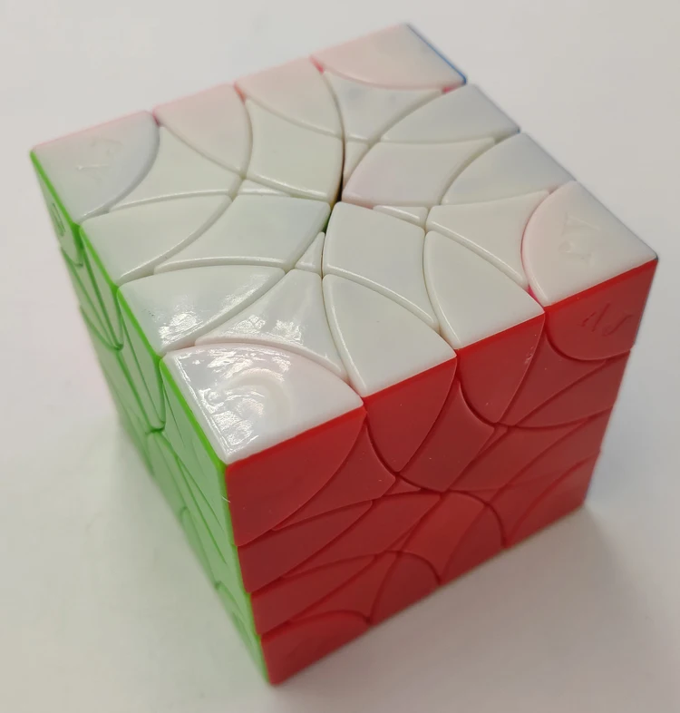CubeIn & AJ Bombax Ceiba 4x4 Curvy Dinominx Cube Stickerless/Black Cubo Magico развивающая игрушка идея подарка|cubo
