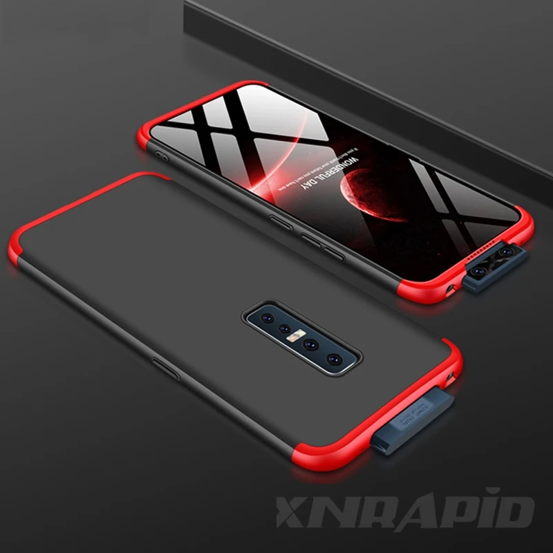 ДЛЯ Vivo V17 Pro Чехол 3 в 1 смешанный съемный чехол PC Жесткий Корпус рамка матовая