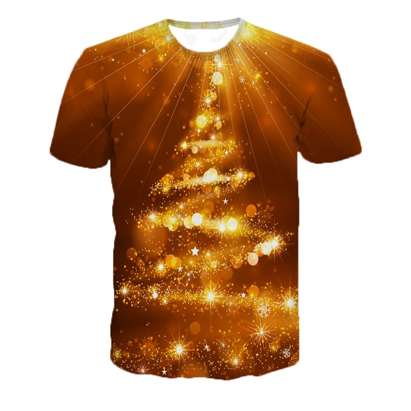 

Creative T Shirt Men Christmas Tree Tshirt Men Funny Clothes T Shirts 3D Print T-shirt Unisex Hip Hop Tops Tshirt Wholesale