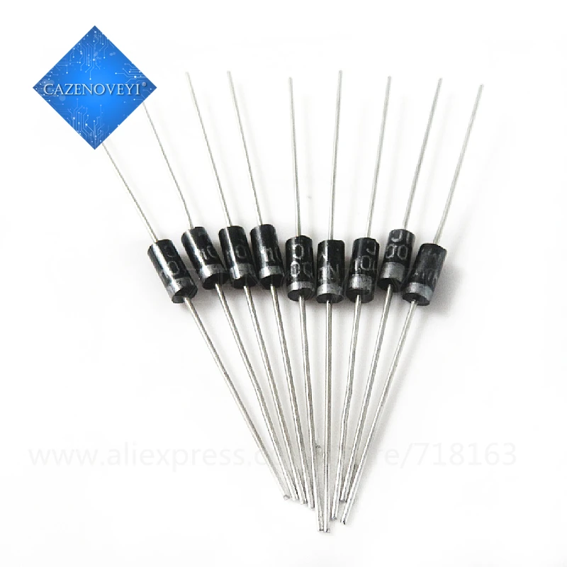 50PCS 1N5817 1N5819 1N5399 1N4937 1N4004 Schottky Rectifier Diode 1N4001 1N4007 UF4007 HER107 FR207 FR157 FR107 RL207 DO-41