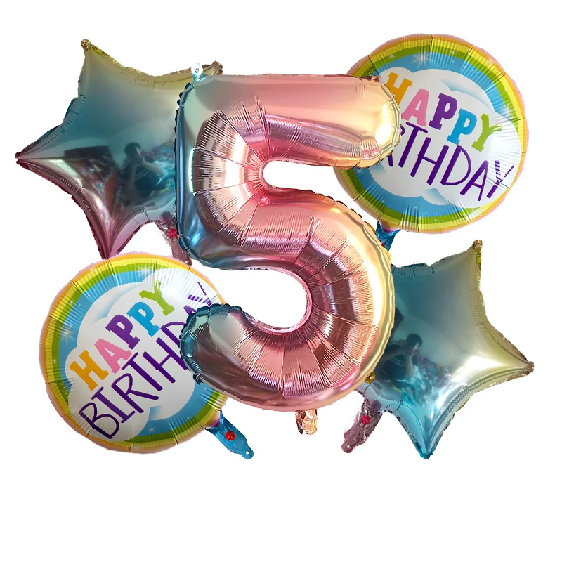 5 шт. 30 дюймов цифры шарики|Воздушные шары и аксессуары| |