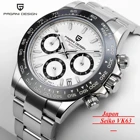 Часы PAGANI Design Мужские наручные кварцевые, Брендовые спортивные водонепроницаемые Роскошные с хронографом и сапфировым стеклом из нержавеющей стали, 2021