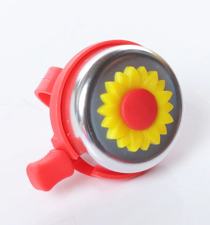 Подсолнух велосипедный звонок милый громкий и безопасный Железный с узором из