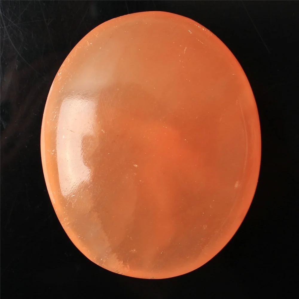 Фигурка в форме ладони из оранжевого кварца селенита релаксация Исцеление Рейки