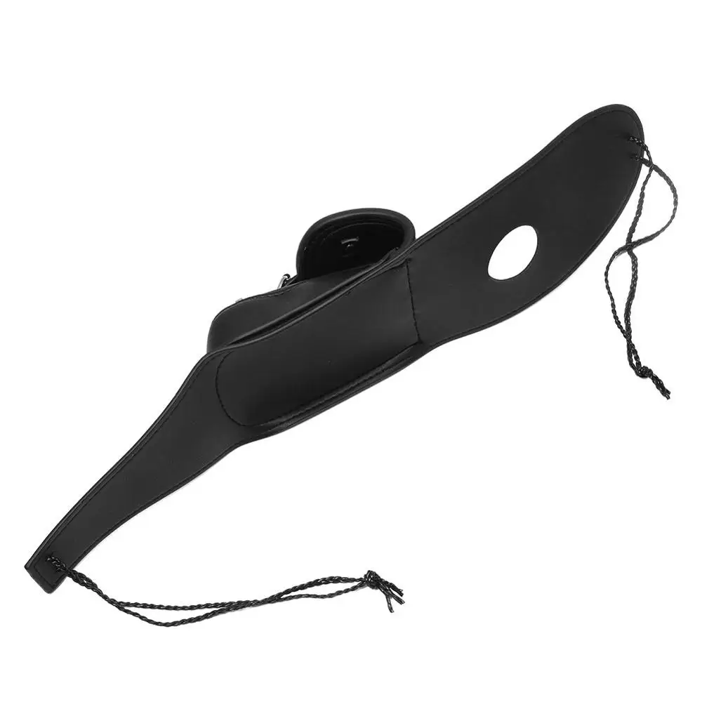 Черная кожаная сумка для мотоциклов и кафе мотоциклетная газовая центральный