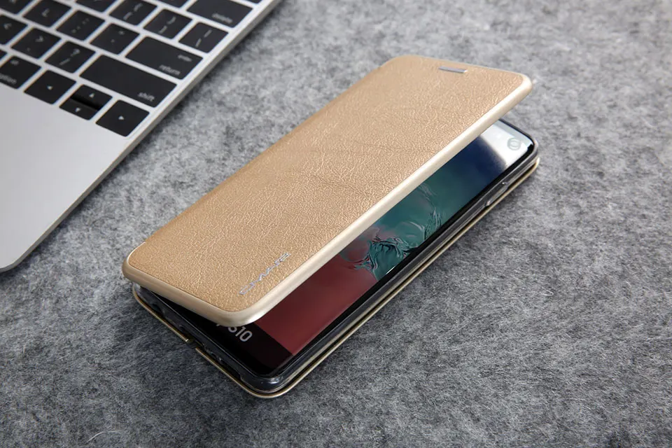 Роскошный кожаный флип-чехол на магните для samsung Galaxy S7 edge S8 S9 S10 Plus слот для карт кошелек чехол для samsung Note8 Note9